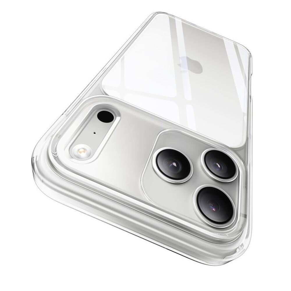 iPhone 17 Pro Case Smooth Crystal Clear, Patented Anti-Yellow Slim Transparent